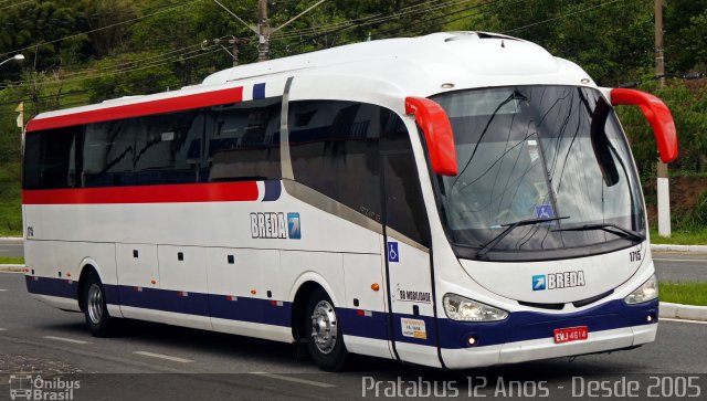 Breda Transportes e Serviços 1715 na cidade de Aparecida, São Paulo, Brasil, por Cristiano Soares da Silva. ID da foto: 5509524.