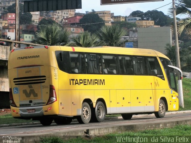 Viação Itapemirim 60695 na cidade de Vitória, Espírito Santo, Brasil, por Wellington  da Silva Felix. Número da foto: #5509061.