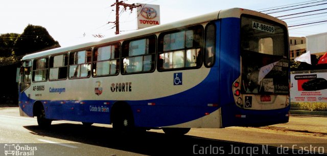 Viação Forte AF-98605 na cidade de Ananindeua, Pará, Brasil, por Carlos Jorge N.  de Castro. Número da foto: #5508565.