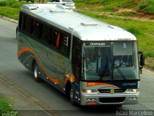 Centauro Turismo 2200 na cidade de Belo Horizonte, Minas Gerais, Brasil, por Adão Raimundo Marcelino. ID da foto: 5508803.