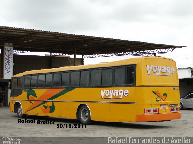 Voyage Transportes e Turismo 1033 na cidade de Lagarto, Sergipe, Brasil, por Rafael Fernandes de Avellar. Número da foto: #5506923.