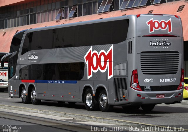 Auto Viação 1001 RJ 108.517 na cidade de Rio de Janeiro, Rio de Janeiro, Brasil, por Lucas Lima. Número da foto: #5465829.