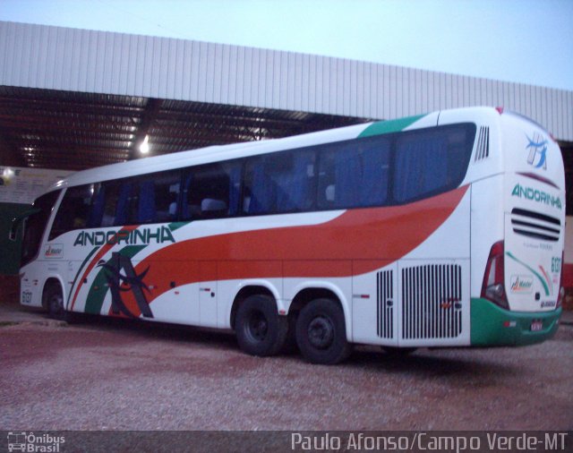 Empresa de Transportes Andorinha 6137 na cidade de Campo Verde, Mato Grosso, Brasil, por Afonso de Sousa. ID da foto: 5466325.