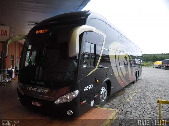 Expresso Nordeste 4890 na cidade de Guarapuava, Paraná, Brasil, por Rodrigo Augusto  Vignaga. Número da foto: #5465913.