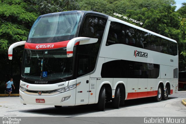Kaissara - Viação Caiçara 15504 na cidade de São Paulo, São Paulo, Brasil, por Gabriel Moura. Número da foto: #5466156.