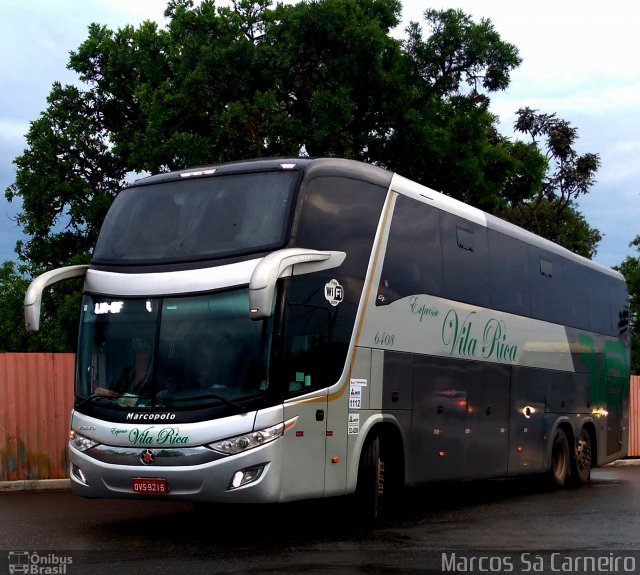 Expresso Vila Rica 6408 na cidade de Brasília, Distrito Federal, Brasil, por Marcos Sá Carneiro. Número da foto: #5466335.