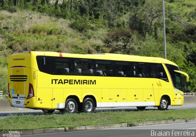 Viação Itapemirim 60795 na cidade de Viana, Espírito Santo, Brasil, por Braian Ferreira. ID da foto: 5465554.