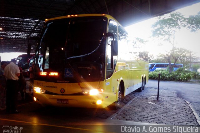 Viação Itapemirim 5085 na cidade de Vitória, Espírito Santo, Brasil, por Otávio Augusto Gomes Siqueira. ID da foto: 5466791.