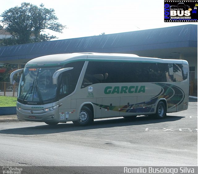 Viação Garcia 7676 na cidade de Rolândia, Paraná, Brasil, por Romílio Busólogo Silva . ID da foto: 5467305.