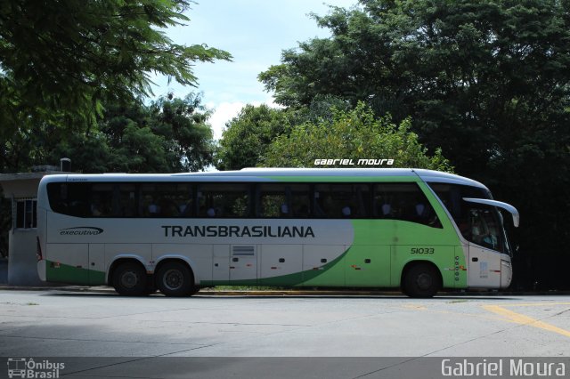 Transbrasiliana Transportes e Turismo 51033 na cidade de São Paulo, São Paulo, Brasil, por Gabriel Moura. Número da foto: #5466163.