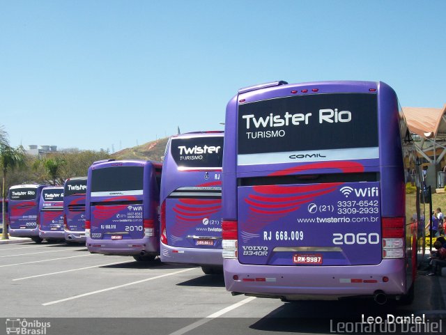 Twister Rio Transporte e Turismo 2060 na cidade de Aparecida, São Paulo, Brasil, por Leonardo Daniel. Número da foto: #5466175.