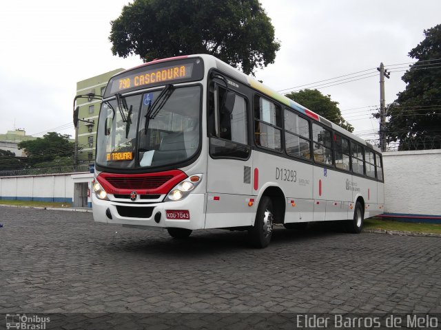 Transportes Barra D13293 na cidade de Rio de Janeiro, Rio de Janeiro, Brasil, por Elder Barros de Melo. ID da foto: 5510579.