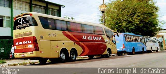 Viação Açailândia 6089 na cidade de Belém, Pará, Brasil, por Carlos Jorge N.  de Castro. Número da foto: #5510843.