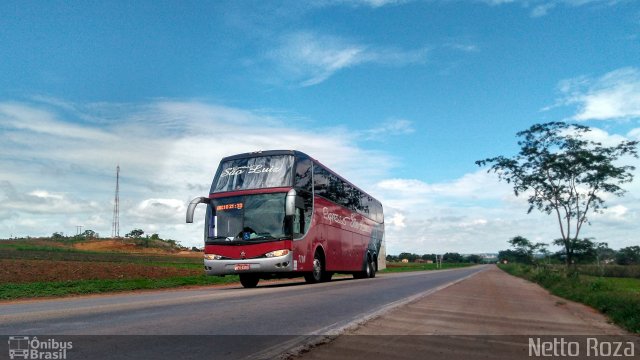 Expresso São Luiz 7110 na cidade de Jaciara, Mato Grosso, Brasil, por Nestor dos Santos Roza. ID da foto: 5511489.