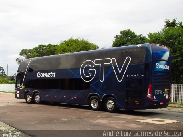 Viação Cometa 17303 na cidade de Curitiba, Paraná, Brasil, por André Luiz Gomes de Souza. Número da foto: #5511436.