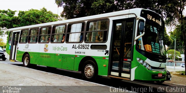 Auto Viação Monte Cristo AL-63502 na cidade de Belém, Pará, Brasil, por Carlos Jorge N.  de Castro. Número da foto: #5512826.