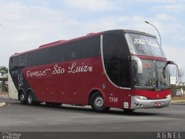 Expresso São Luiz 7310 na cidade de Brasília, Distrito Federal, Brasil, por Agnel Gomes. Número da foto: #5512797.