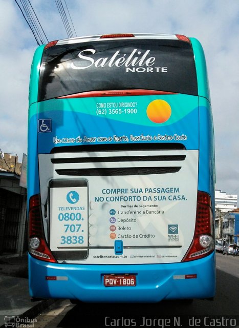 Expresso Satélite Norte 17600 na cidade de Belém, Pará, Brasil, por Carlos Jorge N.  de Castro. Número da foto: #5510846.