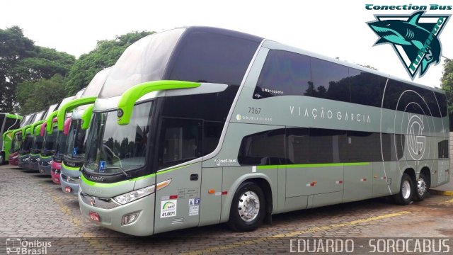 Viação Garcia 7267 na cidade de São Paulo, São Paulo, Brasil, por EDUARDO - SOROCABUS. Número da foto: #5513608.