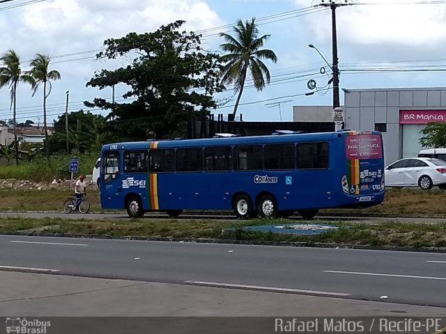 Itamaracá Transportes 1.793 na cidade de Recife, Pernambuco, Brasil, por Rafael Matos. ID da foto: 5513932.