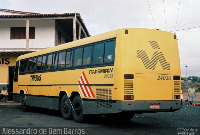 Viação Itapemirim 24035 na cidade de Panelas, Pernambuco, Brasil, por Alessandro de Bem Barros. Número da foto: #5514260.