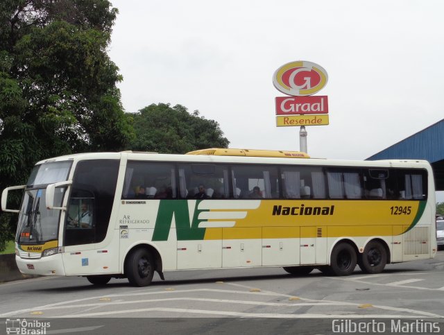 Viação Nacional 12945 na cidade de Resende, Rio de Janeiro, Brasil, por Gilberto Martins. ID da foto: 5514595.