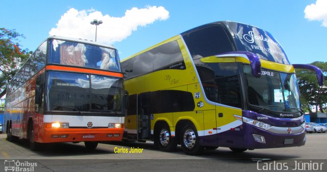 Viação Paraúna 580 na cidade de Goiânia, Goiás, Brasil, por Carlos Júnior. ID da foto: 5514559.