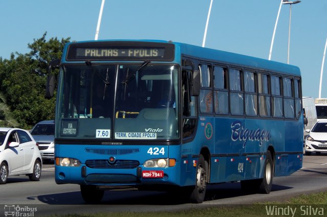 Biguaçu Transportes Coletivos Administração e Participação 424 na cidade de Florianópolis, Santa Catarina, Brasil, por Windy Silva. Número da foto: #5513623.
