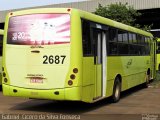TCA - Transportes Coletivos Anápolis 2687 na cidade de Anápolis, Goiás, Brasil, por Gabriel  Cícero da Silva Fonseca. Número da foto: #:id.