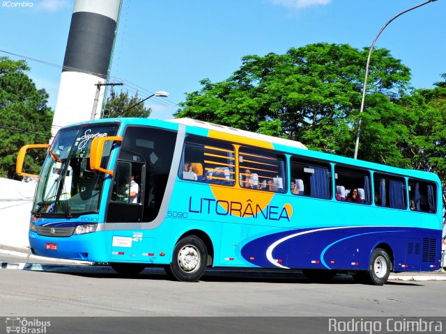 Litorânea Transportes Coletivos 5090 na cidade de São Paulo, São Paulo, Brasil, por Rodrigo Coimbra. ID da foto: 5516947.