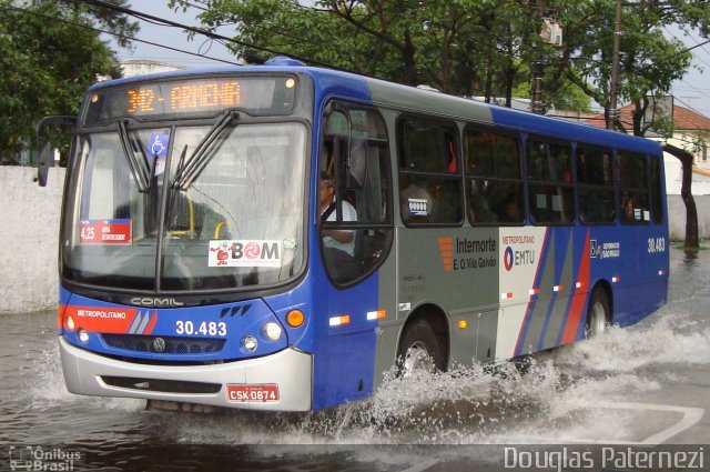 Empresa de Ônibus Vila Galvão 30.483 na cidade de São Paulo, São Paulo, Brasil, por Douglas Paternezi. Número da foto: #5515653.