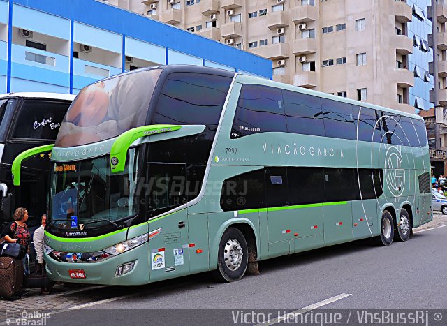 Viação Garcia 7997 na cidade de Aparecida, São Paulo, Brasil, por Victor Henrique. ID da foto: 5516449.