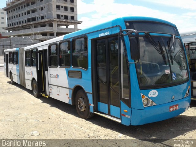 Santa Zita Transportes Coletivos 21216 na cidade de Serra, Espírito Santo, Brasil, por Danilo Moraes. Número da foto: #5516011.