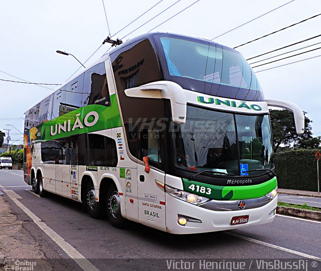 Empresa União de Transportes 4183 na cidade de Aparecida, São Paulo, Brasil, por Victor Henrique. Número da foto: #5516549.