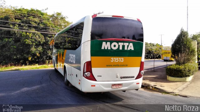 Viação Motta 31513 na cidade de Cuiabá, Mato Grosso, Brasil, por Nestor dos Santos Roza. ID da foto: 5516792.