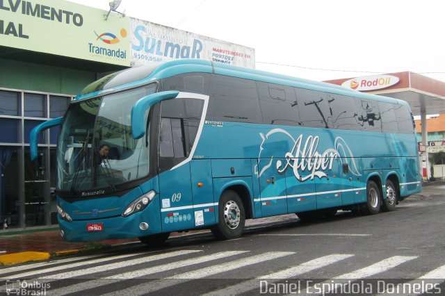 Allper Transportes e Turismo 09 na cidade de Tramandaí, Rio Grande do Sul, Brasil, por Daniel Espindola Dorneles. ID da foto: 5516661.