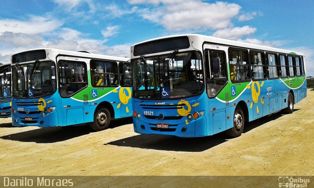 Viação Serrana 15121 na cidade de Serra, Espírito Santo, Brasil, por Danilo Moraes. ID da foto: 5516019.