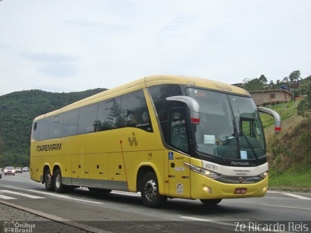 Viação Itapemirim 60781 na cidade de Petrópolis, Rio de Janeiro, Brasil, por Zé Ricardo Reis. Número da foto: #5518190.