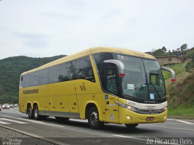 Viação Itapemirim 60781 na cidade de Petrópolis, Rio de Janeiro, Brasil, por Zé Ricardo Reis. ID da foto: 5518190.