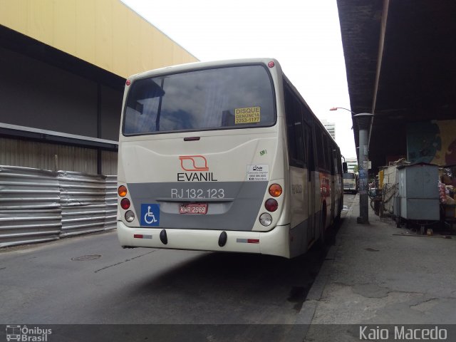 Evanil Transportes e Turismo RJ 132.123 na cidade de Nova Iguaçu, Rio de Janeiro, Brasil, por Kaio de Macedo. Número da foto: #5517752.