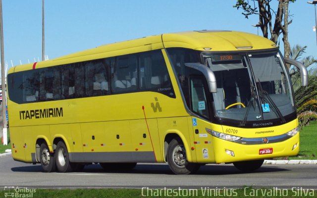 Viação Itapemirim 60709 na cidade de Florianópolis, Santa Catarina, Brasil, por Charlestom Vinicius Carvalho Silva. Número da foto: #5519910.