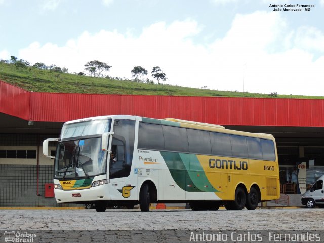 Empresa Gontijo de Transportes 11660 na cidade de João Monlevade, Minas Gerais, Brasil, por Antonio Carlos Fernandes. ID da foto: 5519088.