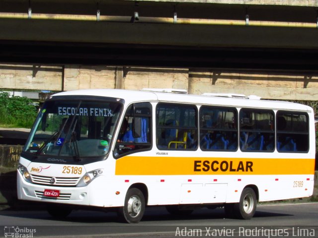 Rápido Expresso Fênix Viação 25189 na cidade de Cubatão, São Paulo, Brasil, por Adam Xavier Rodrigues Lima. ID da foto: 5519881.