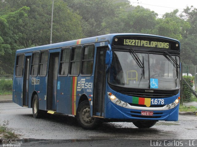 Itamaracá Transportes 1.678 na cidade de Paulista, Pernambuco, Brasil, por Luiz Carlos de Santana. ID da foto: 5518972.