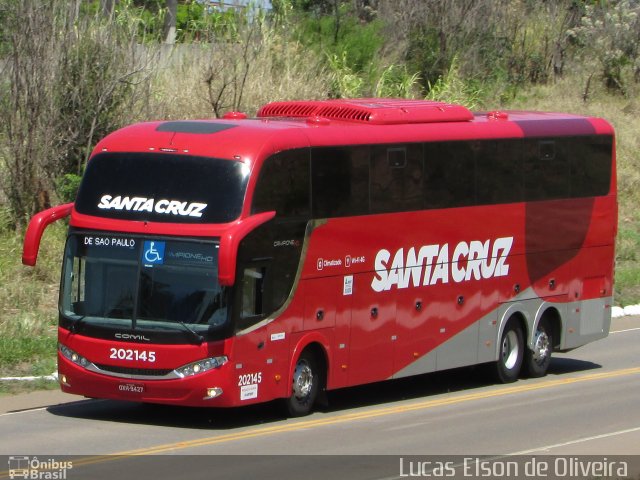 Viação Santa Cruz 202145 na cidade de Alfenas, Minas Gerais, Brasil, por Lucas Elson de Oliveira. Número da foto: #5520889.