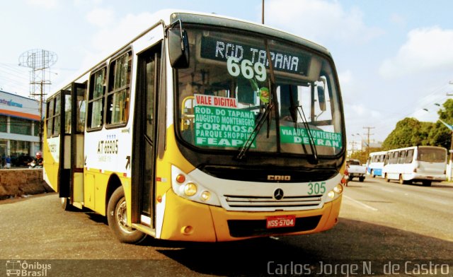 Empresa de Transportes Nova Marambaia AT-66905 na cidade de Belém, Pará, Brasil, por Carlos Jorge N.  de Castro. Número da foto: #5521123.