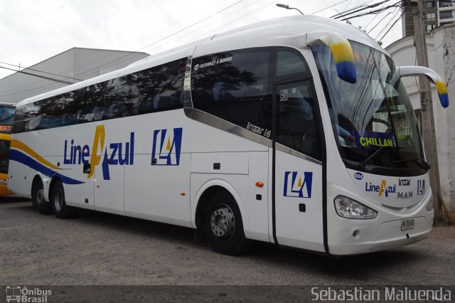 Buses Linea Azul 604 na cidade de , por Sebastian Andres Maluenda. Número da foto: #5521468.