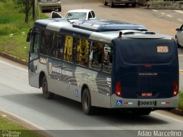 Bettania Ônibus 30821 na cidade de Belo Horizonte, Minas Gerais, Brasil, por Adão Raimundo Marcelino. Número da foto: #5521693.