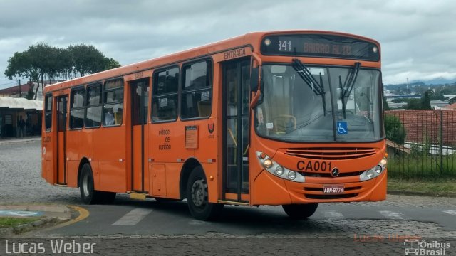 Auto Viação Santo Antônio CA001 na cidade de Curitiba, Paraná, Brasil, por Lucas Weber Calizario. Número da foto: #5521473.