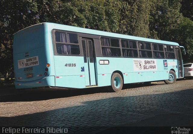 Empresa de Transportes Santa Silvana 41035 na cidade de Pelotas, Rio Grande do Sul, Brasil, por Felipe Ferreira Ribeiro. ID da foto: 5522667.